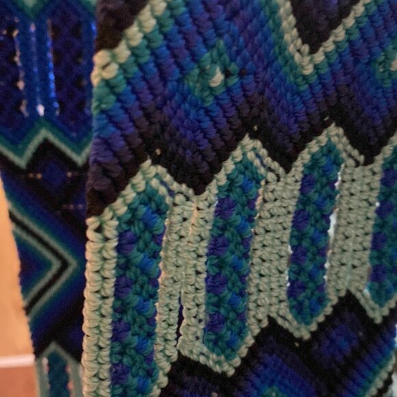 46-(B&B) Handcrafted. Macrame. Braided Toquillas.Tie Belt. - Picture 7 of 11